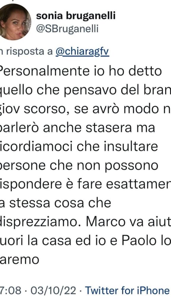 GFVIP, Sonia Bruganelli aiuterà Marco Bellavia 2