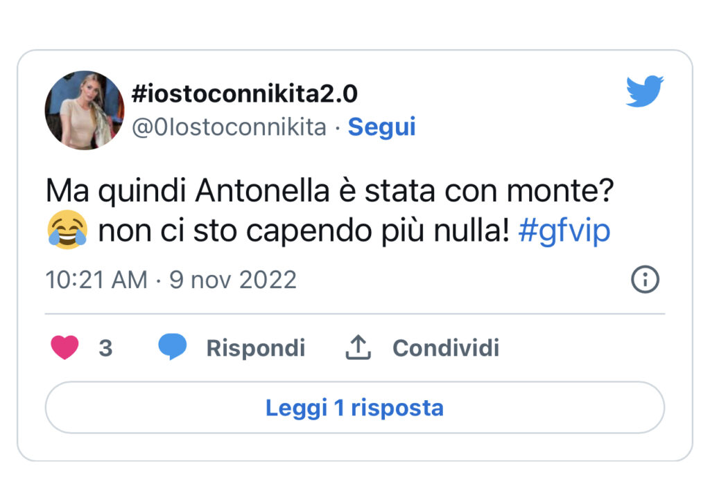 GFVIP, Antonella rivela di aver avuto una frequentazione con un ex gieffino 5