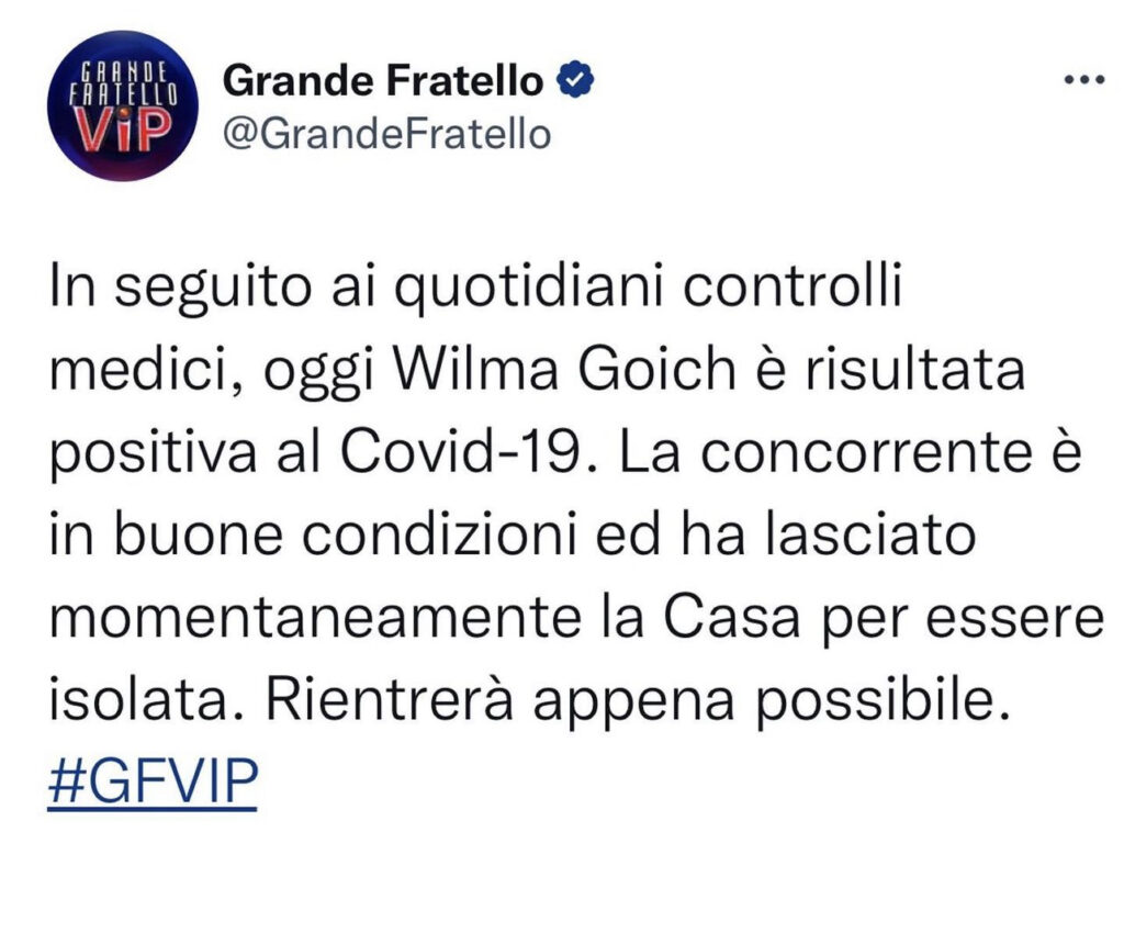 GFVIP, un altro vippone positivo al Covid 2