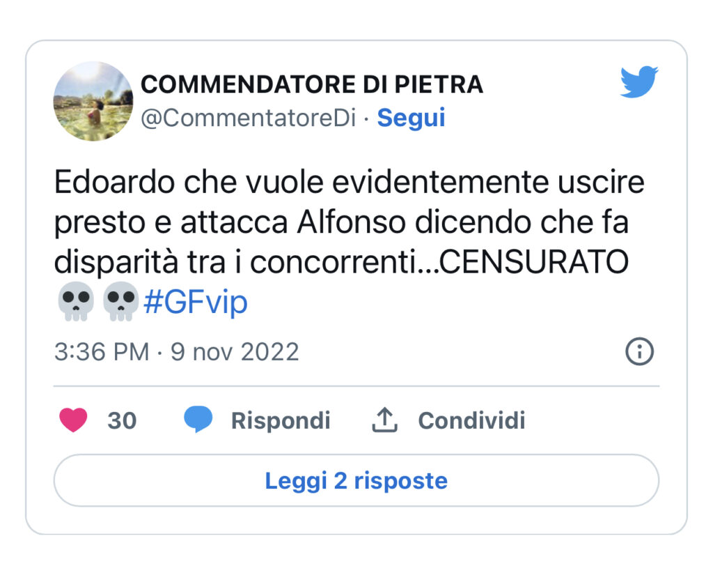 GFVIP, un vippone attacca Alfonso Signorini 2