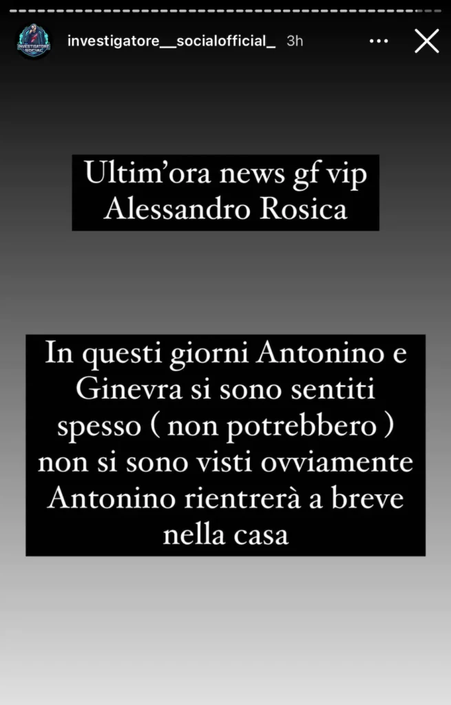 GFVIP, Antonino e Ginevra hanno violato il regolamento 2