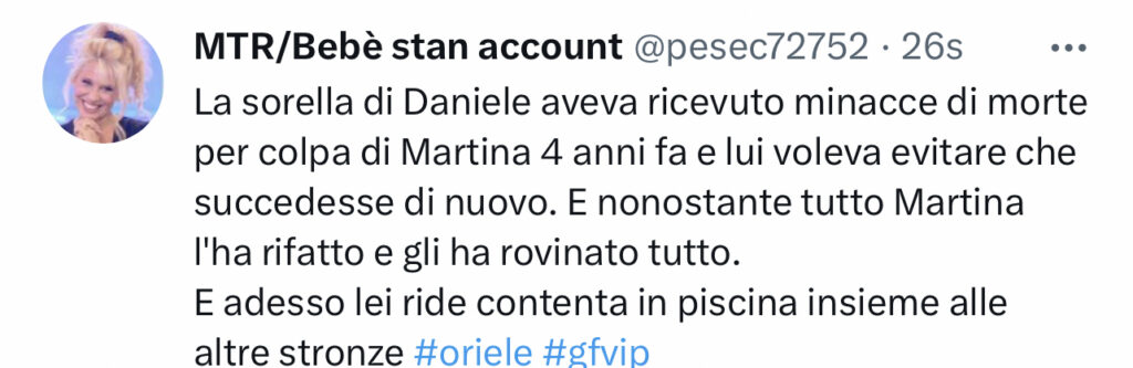 GFVIP, le rivelazioni shock di Daniele sul passato con Martina 3