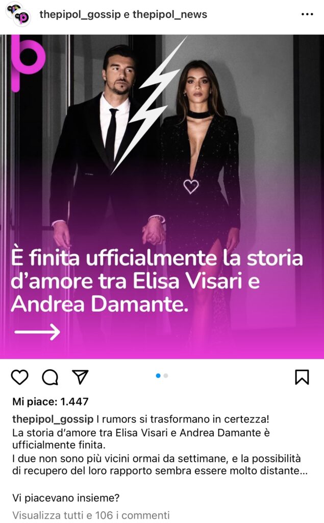 Andrea e Elisa si sono lasciati, c’entra Giulia? 2