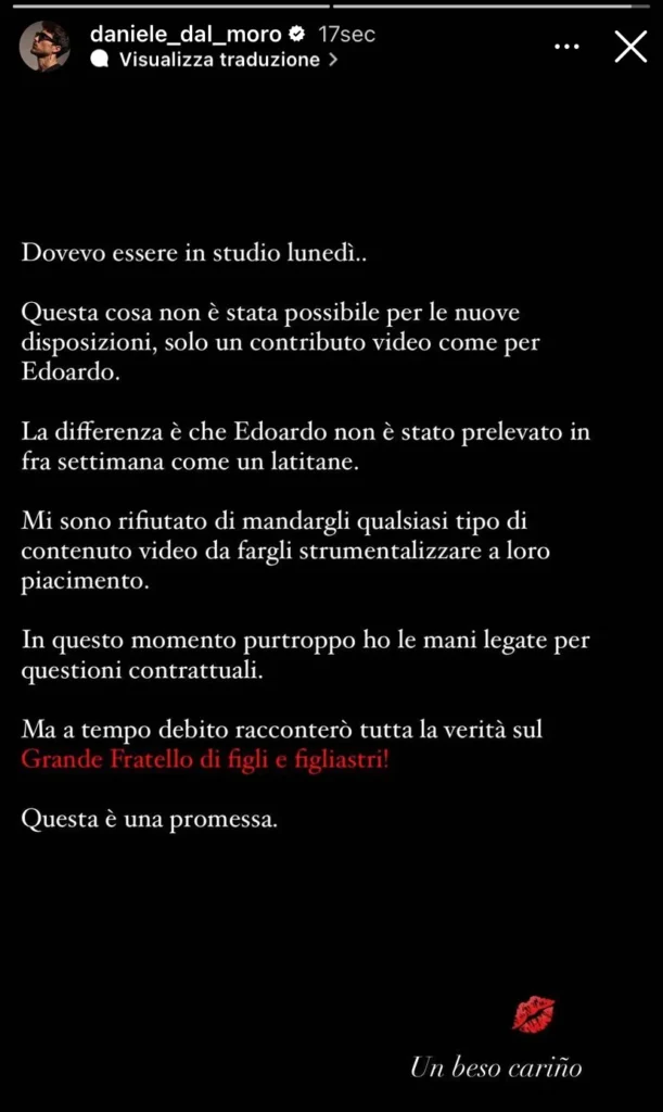 GFVIP, Daniele contro il reality e gli autori 2