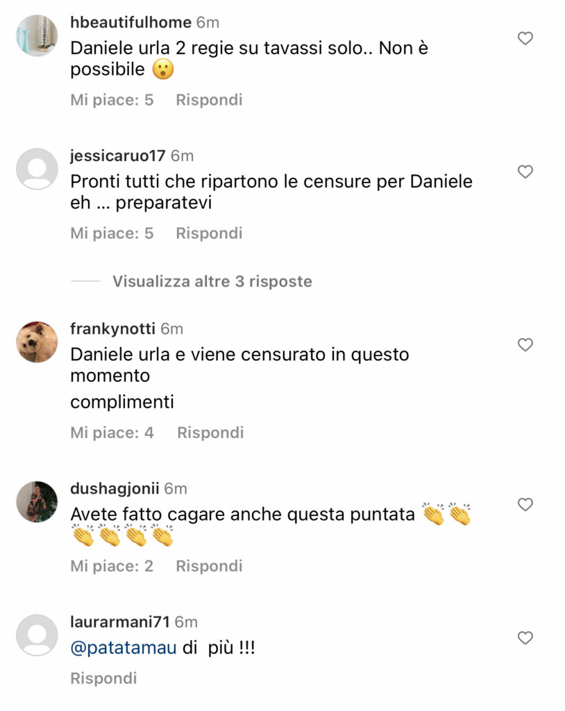 GFVIP, lite shock dopo la diretta tra Daniele e Oriana 2