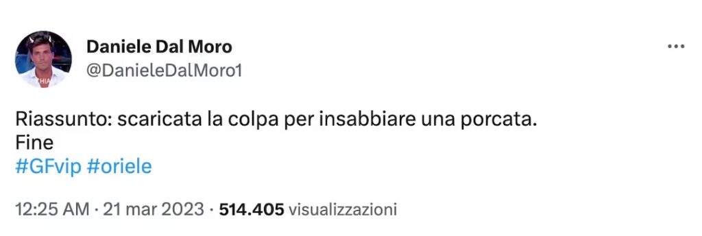 GFVIP, Daniele replica alle parole di Alfonso 4