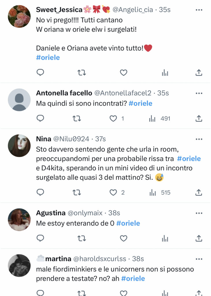 GFVIP, scontro tra le Oriele e le Nikiters fuori dagli studi 3