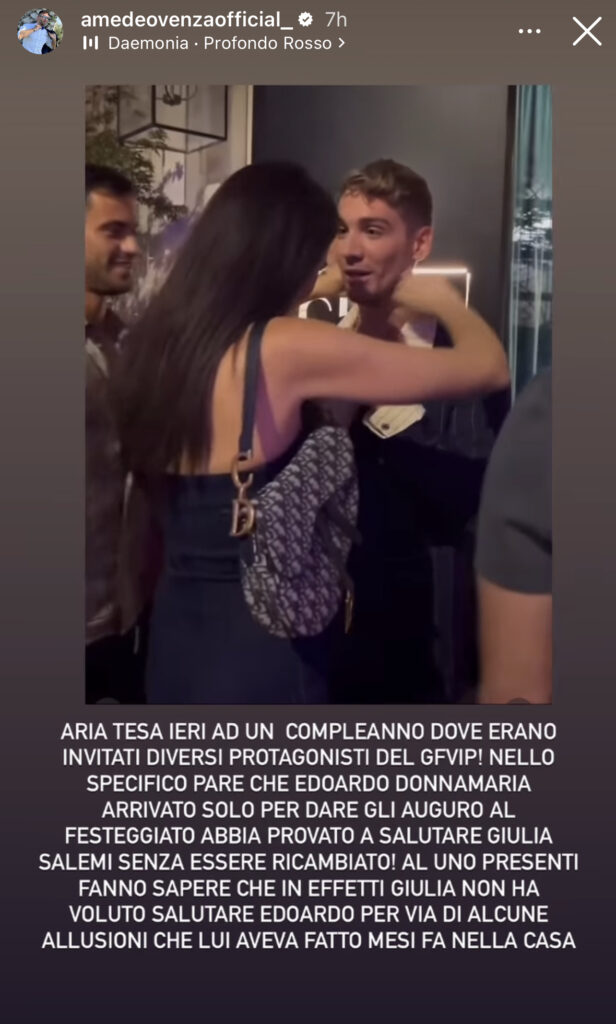 GFVIP, aria tesa tra Giulia Salemi e Edoardo Donnamaria 3