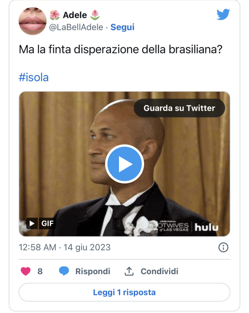 Isola, la reazione di Helena alla scomparsa di Silvio Berlusconi 4