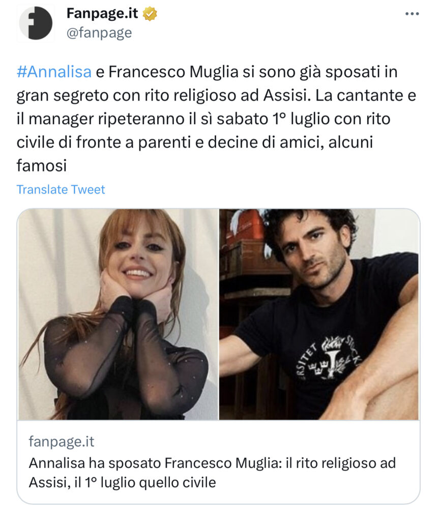 Annalisa si è sposata 2