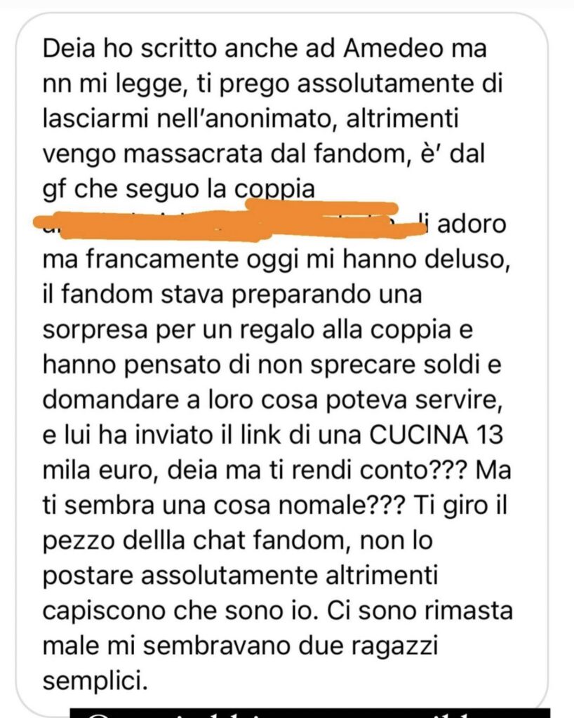 GFVIP, una coppia chiede ai fan di farsi comprare una cucina dal valore di 13 mila euro 2