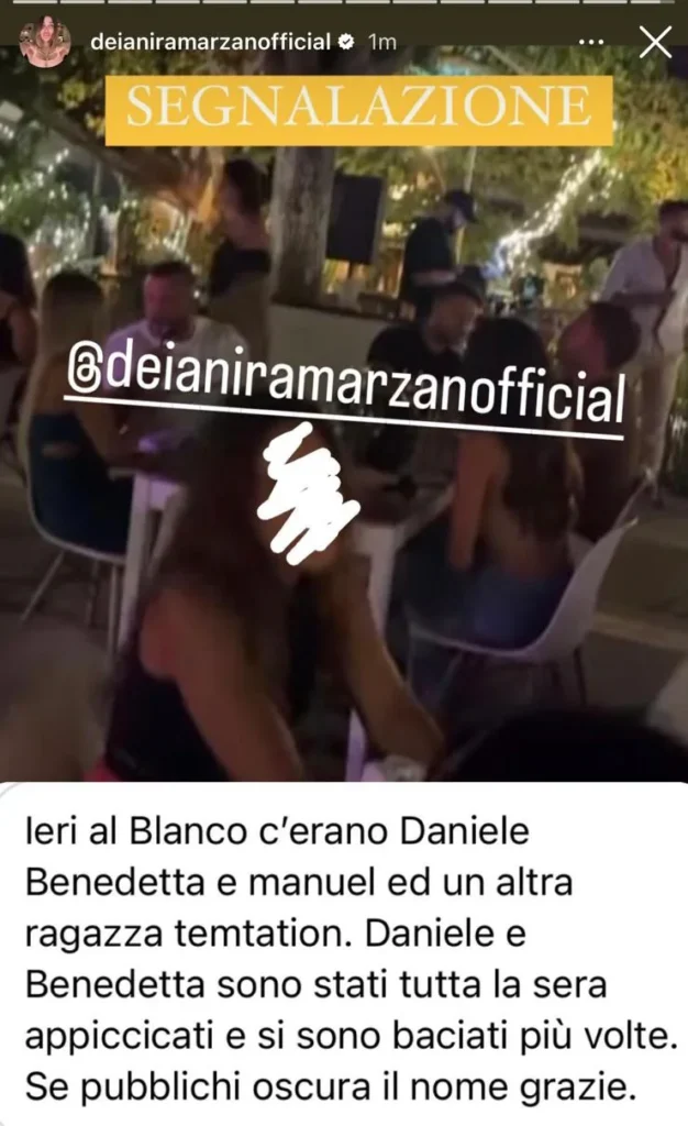 Temptation Island, Daniele beccato con la sua tentatrice 2