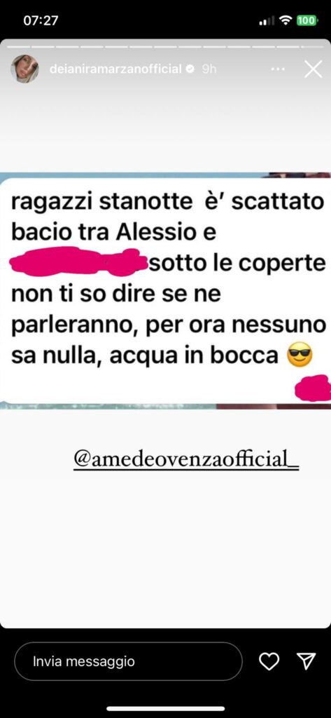 GF, Alessio stanotte ha baciato una concorrente 2