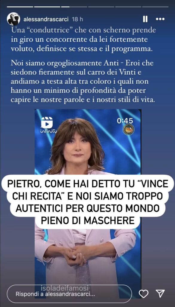 Isola, la fidanzata di Pietro contro Vladimir 2