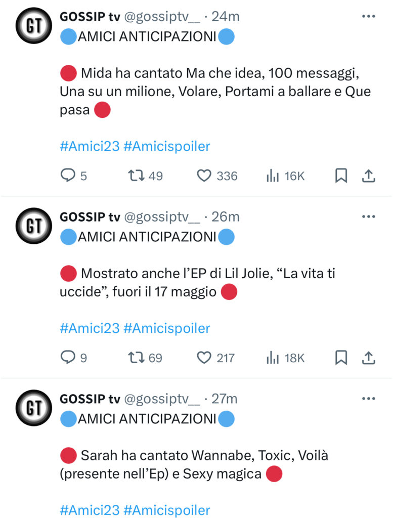 Amici, anticipazioni registrazione semifinale 3