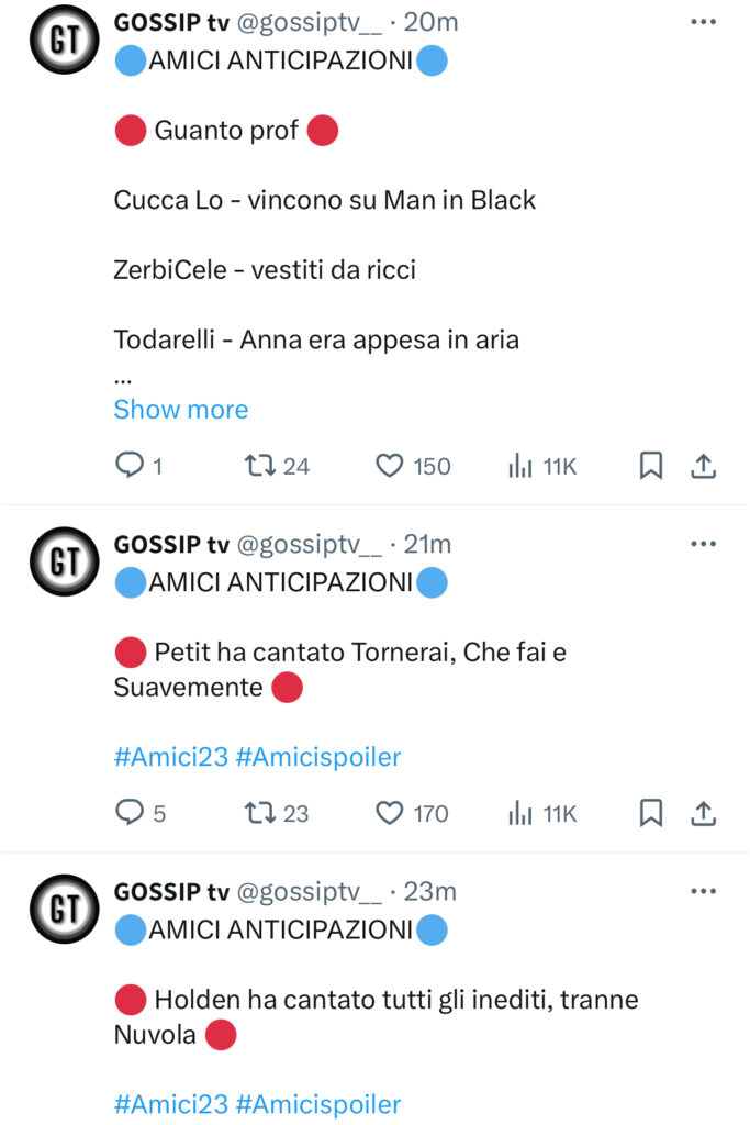 Amici, anticipazioni registrazione semifinale 2