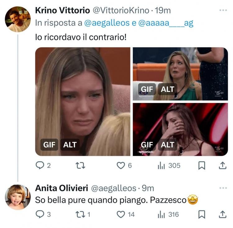 Grande Fratello, Anita contro Beatrice e Giuseppe 4