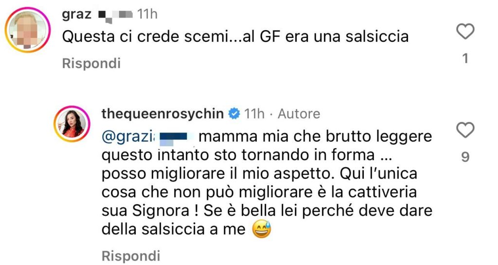 Grande Fratello, Rosy si mostra super sexy senza veli, scoppia la polemica 4