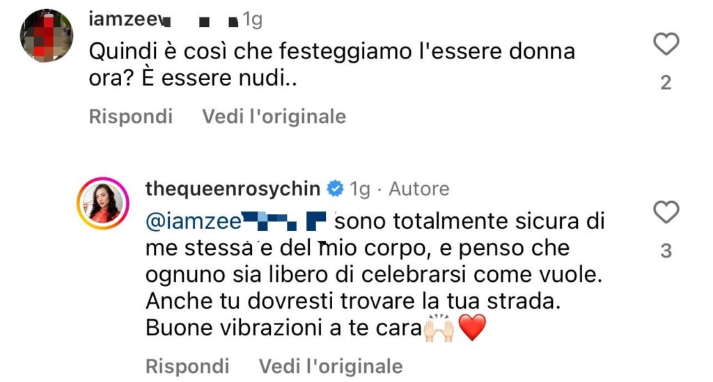 Grande Fratello, Rosy si mostra super sexy senza veli, scoppia la polemica 3