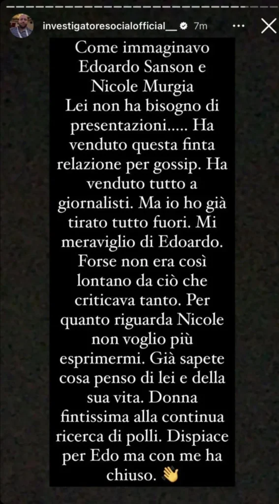 Grande Fratello, Edoardo beccato con una vippona della passata edizione 2