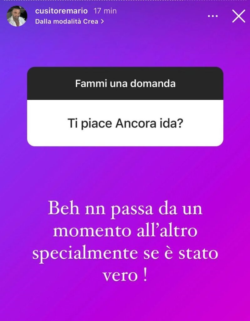 Uomini e donne, Mario rivela se prova ancora interesse per Ida 3