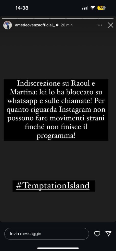 Temptation Island, una coppia lascia, lei lo ha bloccato 3