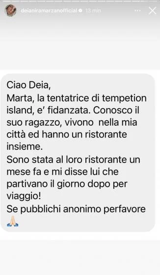 Temptation Island, una delle tentatrici è già fidanzata 2