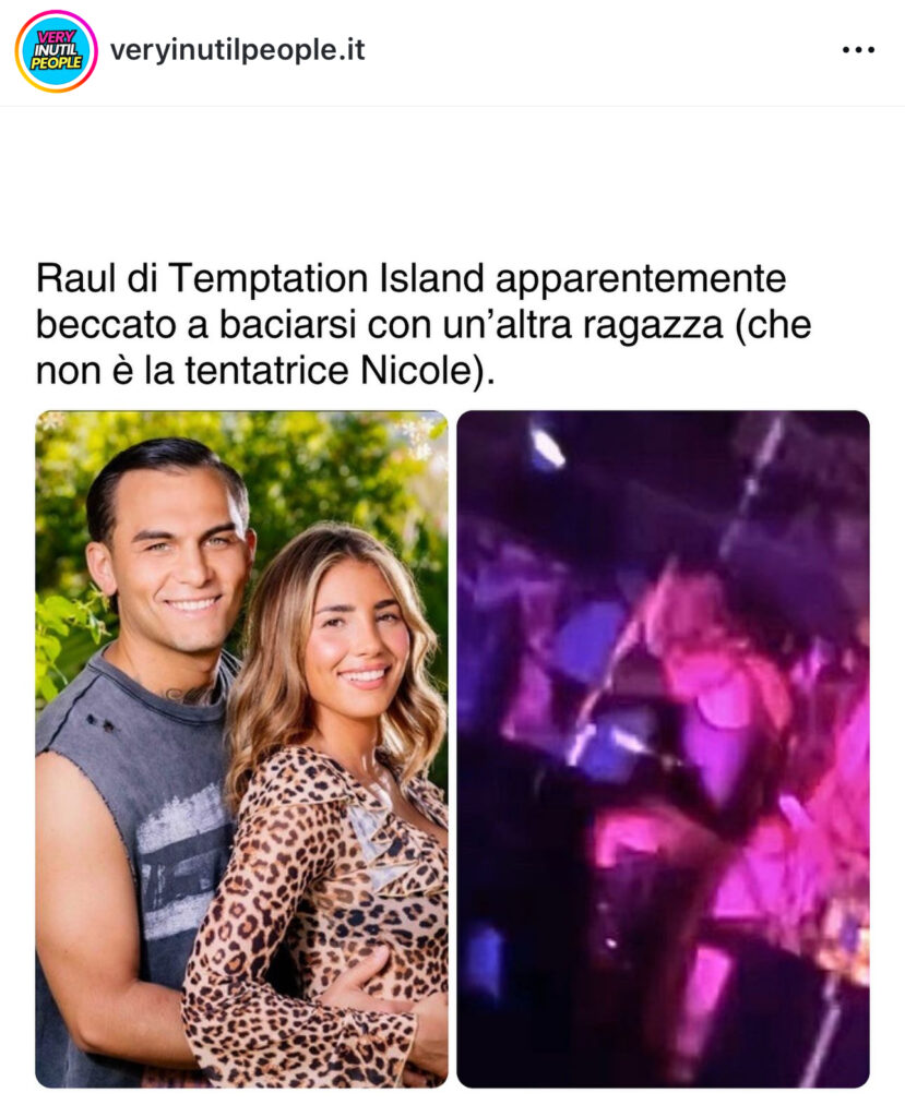 Temptation Island, Raul beccati a baciare un altra ragazza in discoteca? 2