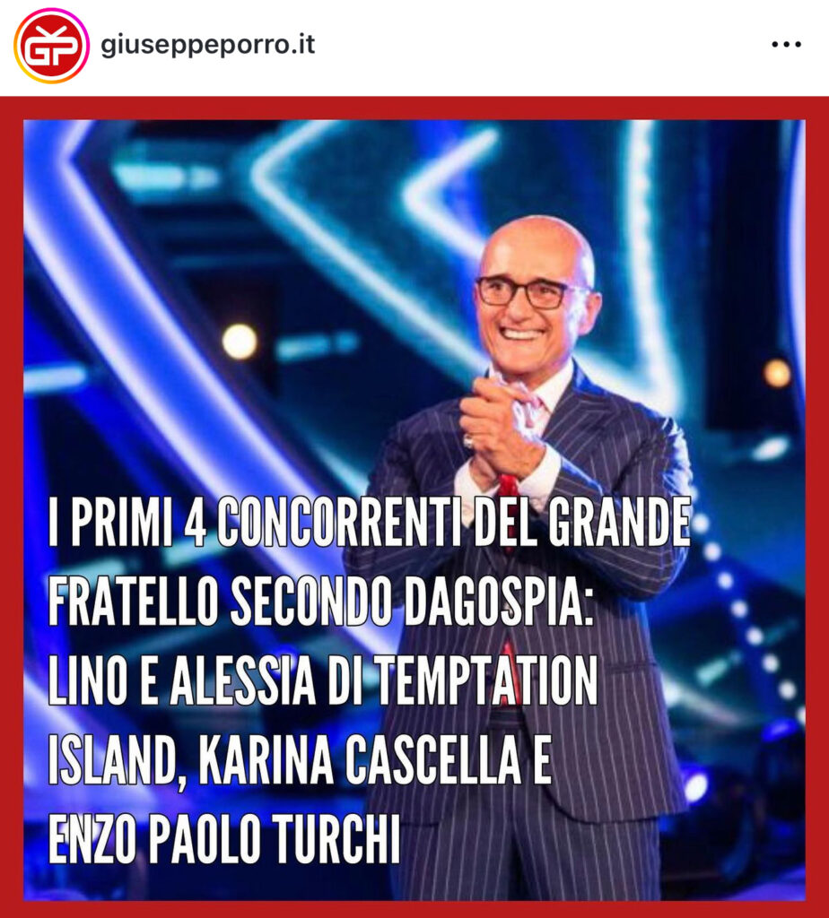 Grande Fratello, ci stanno tre protagonisti di Temptation Island 2