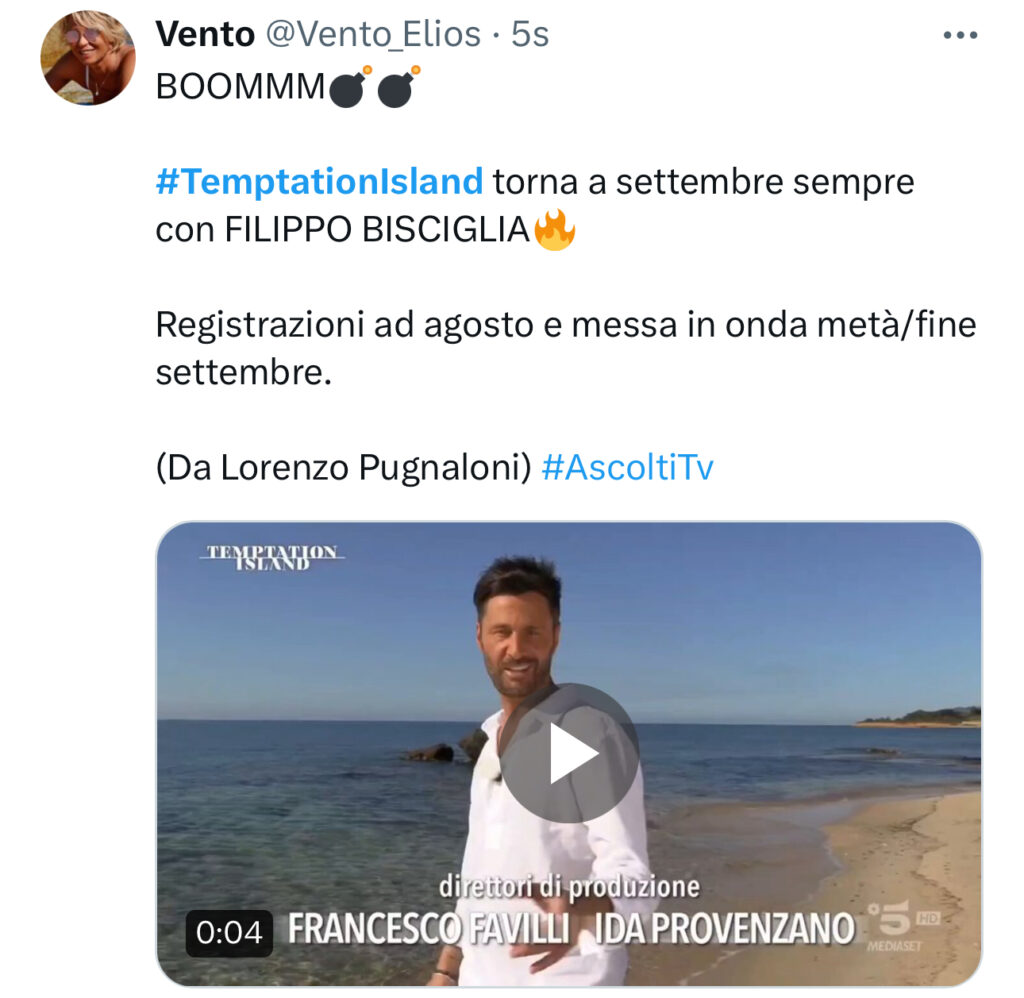 Temptation Island, ci sarà una seconda edizione a Settembre 3