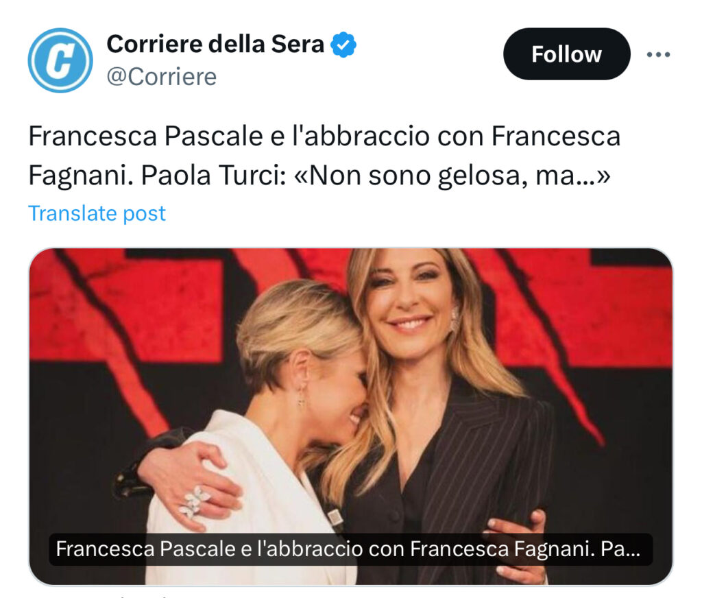 Paola Turci e Francesca Pascale hanno divorziato 2