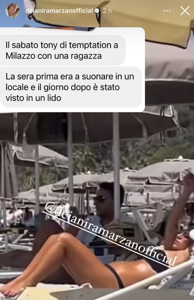 Temptation Island, Tony beccato con una ragazza 2