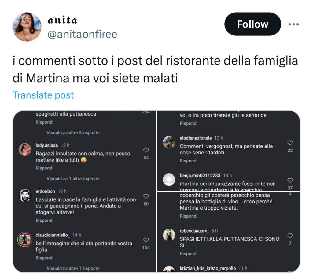 Temptation Island, valanga di insulti per Martina 2