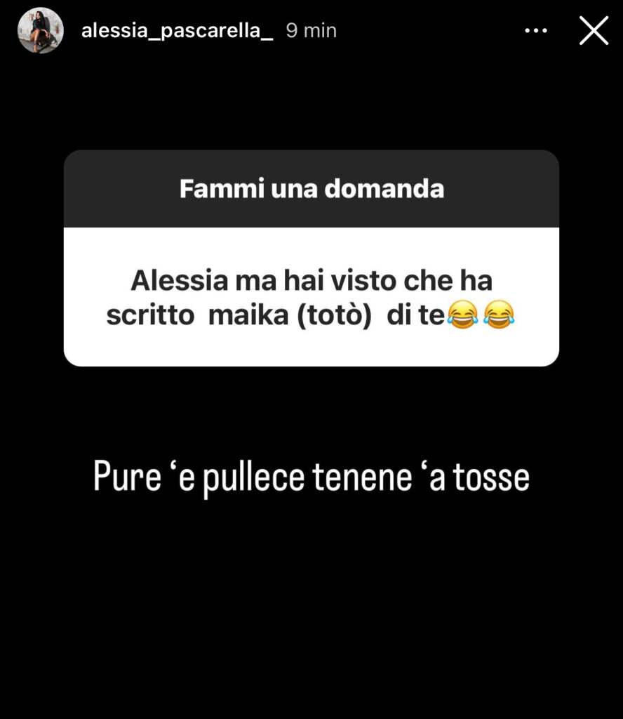 Temptation Island, Alessia replica a Maika 4