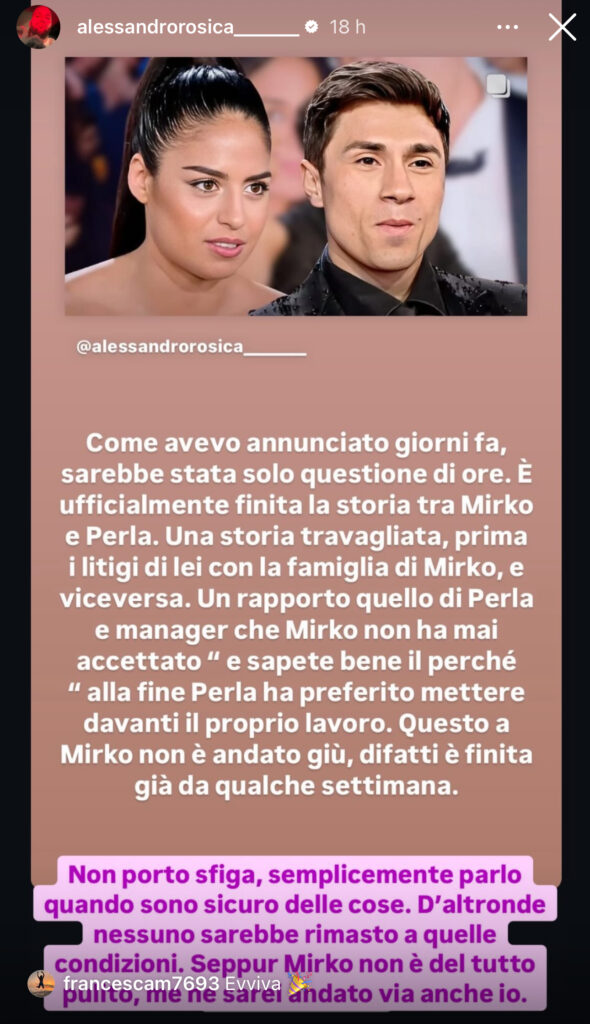 Grande Fratello, la rottura tra Perla e Mirko e’ dovuta alla giovane? 2