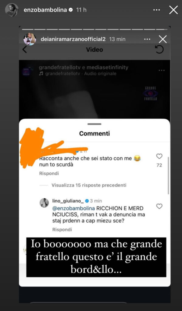 Grande Fratello, Lino e l’insulto omofobia ancora prima di entrare 3