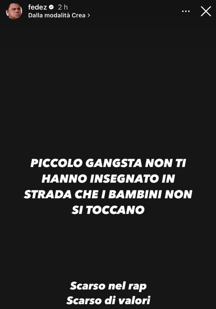 Tony Effe Fedez, nel dissing entra anche Chiara Ferragni che si arrabbia 3