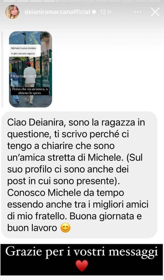 Uomini e donne, segnalazione sul tronista Michele 3