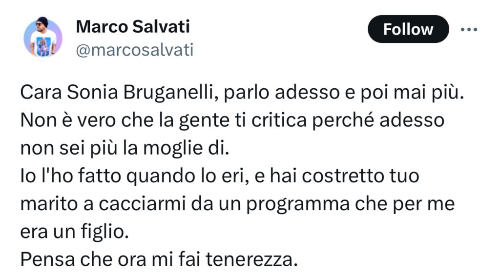 Un celebre collaboratore di Paolo Bonolis attacca Sonia Bruganelli 2