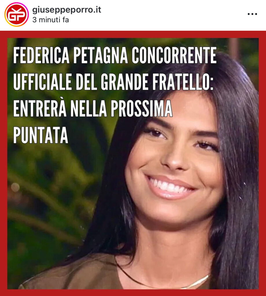 Grande Fratello, Federica nuova concorrente 2