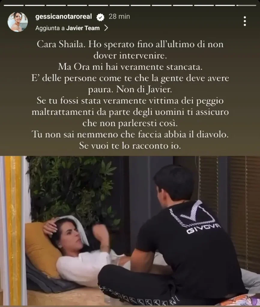 Grande Fratello, Jessica Notato Contro Shaila - Gossipposo