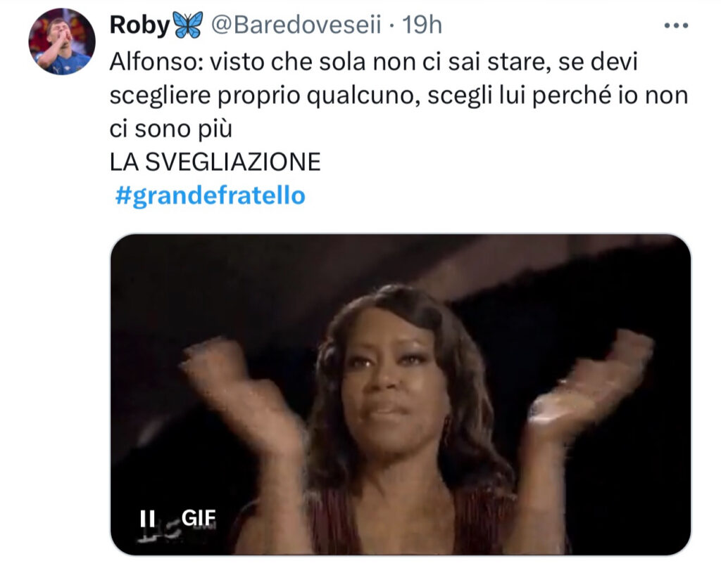 Grande Fratello, Federica e Alfonso litigano 2