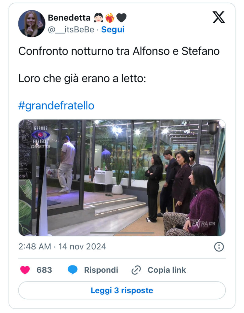 Grande Fratello, scoppia la lite tra Alfonso e Stefano 3