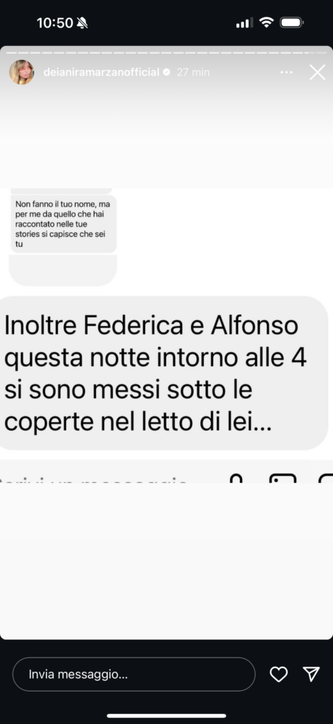 Grande Fratello, Federica e Alfonso dormono insieme 2