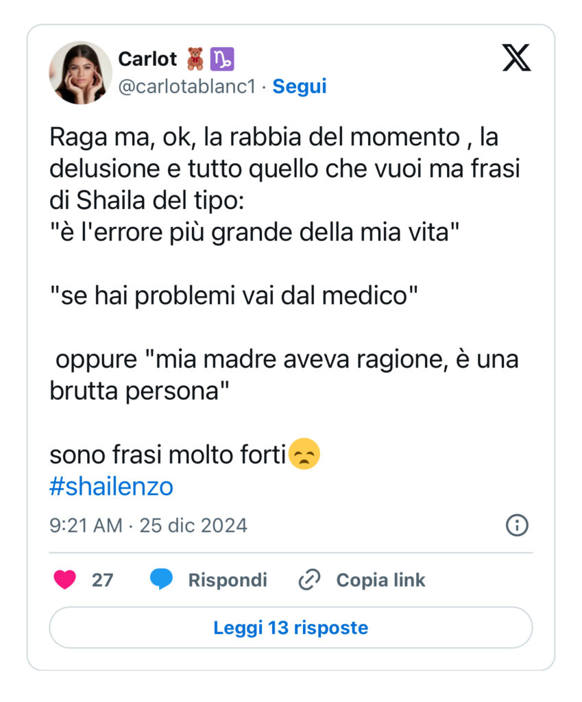 Grande Fratello, Lorenzo non dà gli auguri a Shaila, scoppia la lite 2