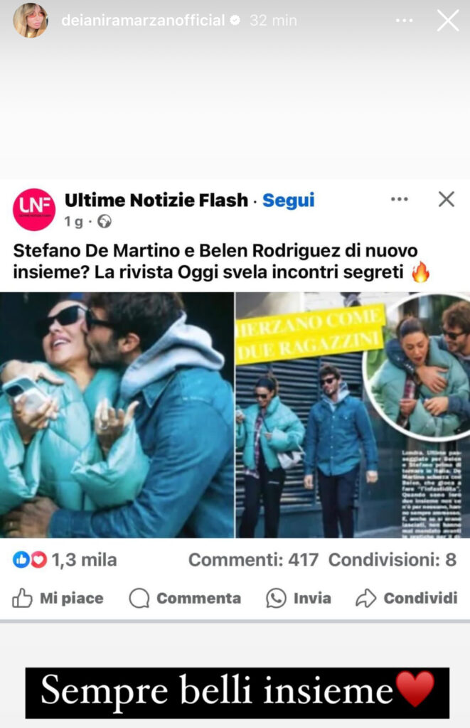 Belen e Stefano di nuovo insieme? Le foto 2