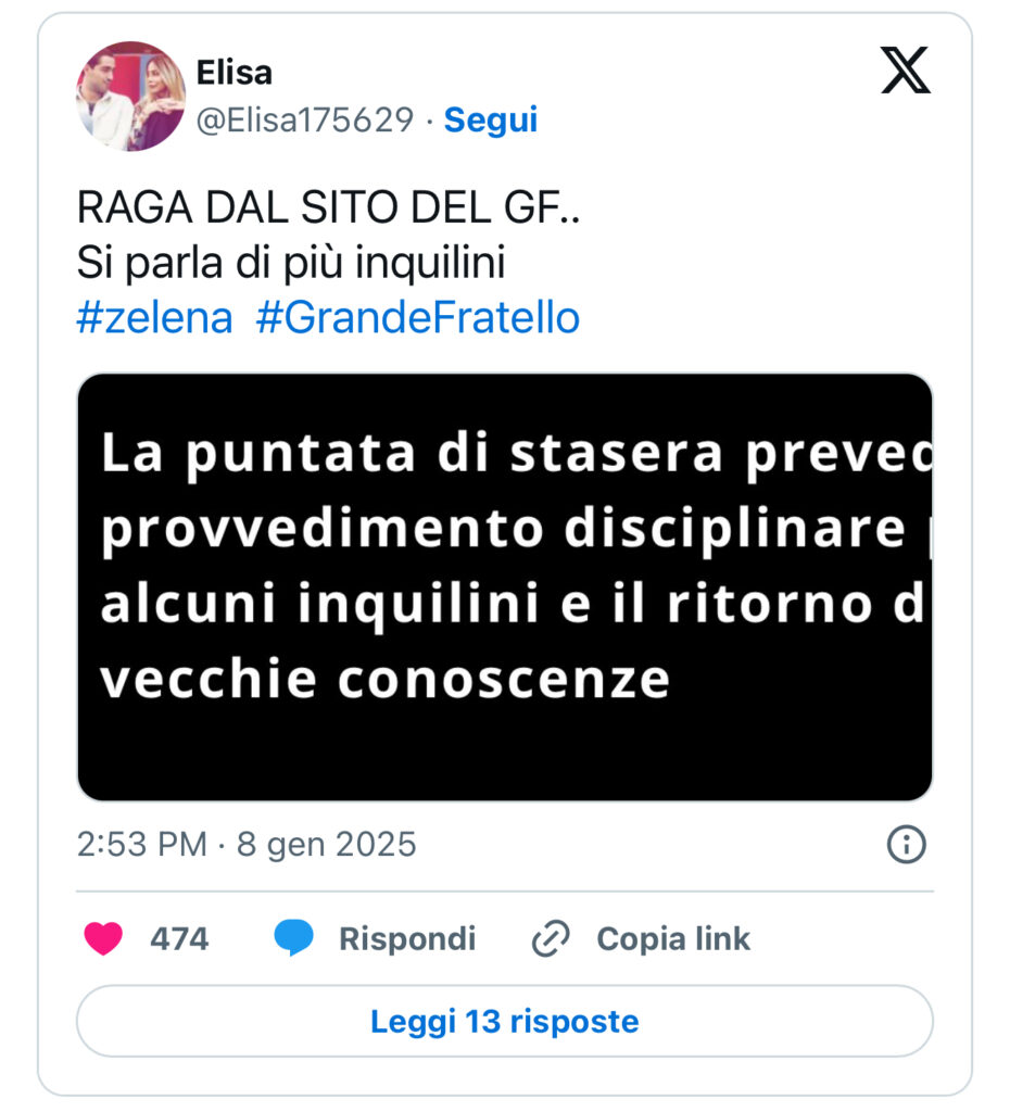 Grande Fratello, la produzione fa chiarezza sui provvedimenti 2