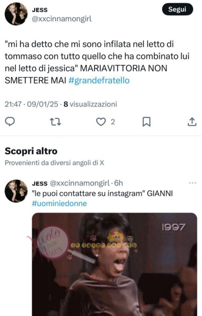 Grande Fratello, i reali motivi dell’abbandono di Jessica 2