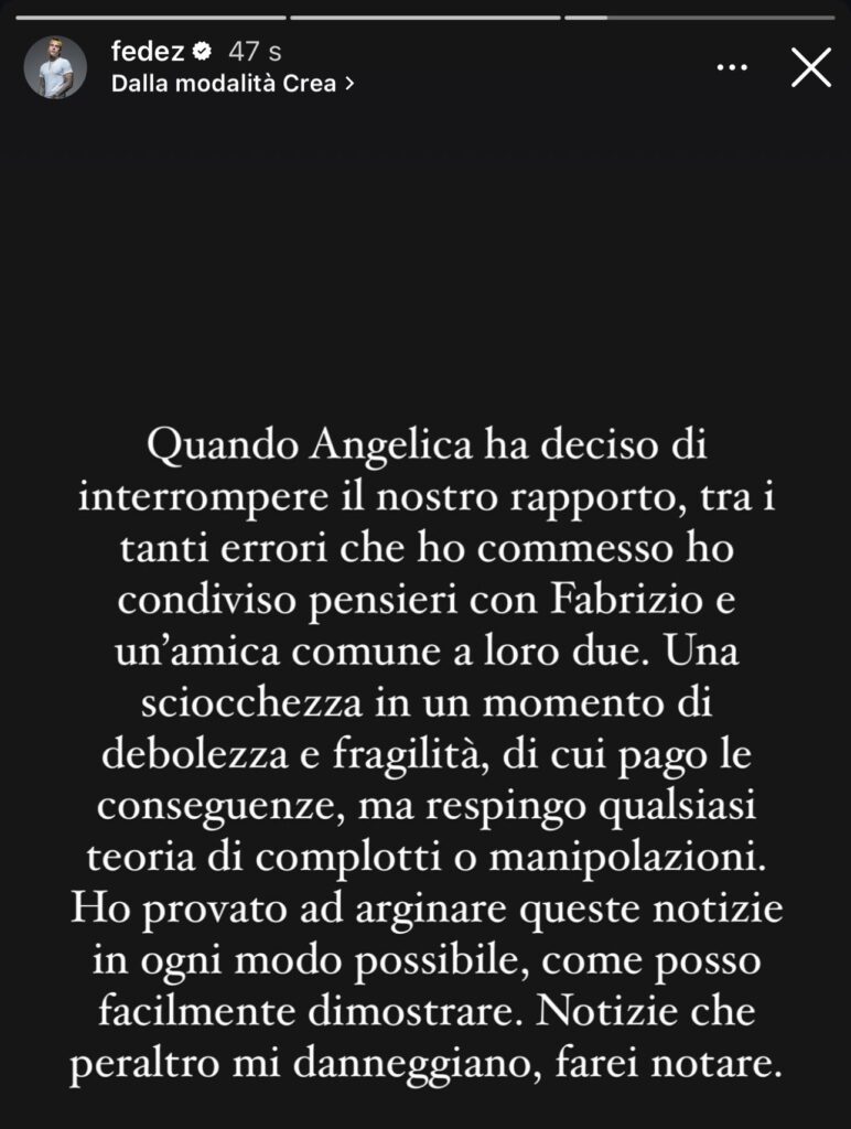 Fedez rompe il silenzio e parla per la prima volta del gossip che lo ha travolto 3
