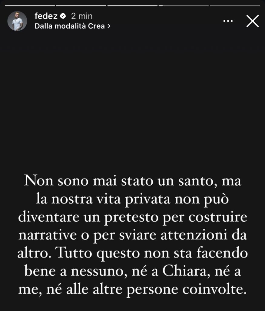 Fedez rompe il silenzio e parla per la prima volta del gossip che lo ha travolto 4